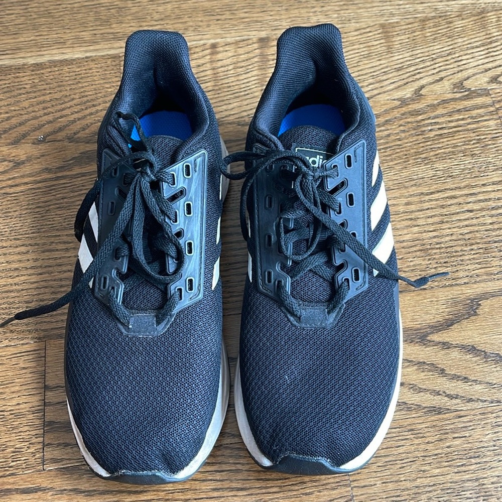 Adidas Duramo Cloudfoam Black Lightweight Womens Athletic Running Shoes Size 6